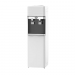 IDO Hot and Cold Water Dispenser with Cabinet, 2 Taps, White and Black - WD100NC-WH