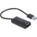 IeTop USB-A to USB-C Adapter and Ethernet to USB-A Adapter, 20 Centimeters, Black - Kx2158