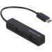 IeTop USB 2.0 Hub, 4 Ports, Black - Tu-235