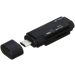 قارئ بطاقة ذاكرة اي توب USB فئة C، اسود