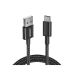 كابل USB فئة C انكر نايلون، 60 وات، 6 قدم، اسود - A8173H11