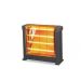 دفاية كهرباء كوميتال، 4 شمعات، اسود - KS2760