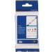 Brother Heat Shrink Tube Tape Cassette, 17.7 mm, black/white - HSE-241