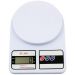 Electronic Digital Kitchen Scale - White