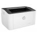 HP 107w Laser Printer, White - 4ZB78A
