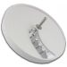 Braun Potato Slicer Disk for Multiquick Combimax 3 and 5 - White