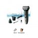 Kemei 3 in 1 Rechargeable Shaver, Black - KM-6776