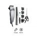 Kemei Corded Electric Hair Clipper and Trimmer, Silver and Black - KM-4639