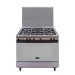  Kiriazi Gas Cooker 5 Burners, Silver- 8900s1