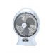 Teco Table Fan, 12 Inch With Rechargeable LED, White- Kl-2612
