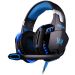 Kotion Wired Over-Ear Gaming Headphones with Microphone, Black Blue - G2000
