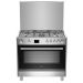 La Germania Free Standing Gas Cooker, 5 Burners, Silver - TUS95C81CX/1