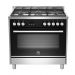 La Germania Freestanding Digital Gas Cooker, 5 Burners, Stainless Steel, 90 cm - TUS95C81BX