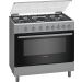 Bosch Gas Cooker 5 Burners, Stainless Steel- HGI1A8R50I
