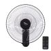Mienta Wall Fan, 18 Inch, with Remote Control, Black- WF50238A