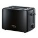 Bosch Toaster, 2 Slices, 1090 Watt, Black - TAT6A113