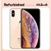 Refurbished Apple iPhone XS Max, 64GB, 4GB, 4G LTE, Single SIM, Gold, Platinum Garde- One Year Warranty Warranty from the Seller
