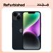 ابل ايفون 14 مجدد، سعة 128 جيجا، 6 جيجا رام، شريحة واحدة، شبكة 4G LTE - ميدنايت، فئة جولد، ضمان 12 شهر