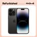 ابل ايفون 14 برو مجدد بشريحة واحدة، 128 جيجا، 6 جيجا رام، 5G - اسود، فئة بلاتينيوم، ضمان 12 شهر