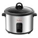 Moulinex Rice Cooker, 1.8 Liters, 700 Watt, Silver and Black - MK123D10