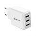 Devia Smart series With 3 USB Ports Wall Charger - White
