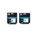 HP Set of Black and Tri-Color Ink Cartridges, Pack of 2 - 123