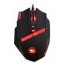 ماوس العاب سلكي ريدراجون، اسود واحمر - M801-RGB