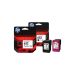 HP Set of Black and Tri-Color Ink Cartridges, Pack of 2 - 652 