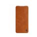Nilkin Qin Leather Flip Cover for Xiaomi Redmi K30 - Brown