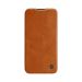 Nilkin Qin Flip Cover for iPhone 13 - Brown