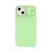 Nilkin CamShield Silicone Back Cover for iPhone 13 - Mint Green