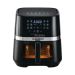 Black+Decker Digital Air Fryer, 5.8 Liters, 1800 Watt, Black- AF5800-B5