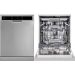 Ocean Freestanding Dishwasher, 15 Persons, Silver - ODOI 815 VXB
