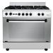 Fresh Plaza Gas Cooker, 5 Burners, Stainless Steel- 8931
