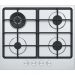 Franke Built-In Gas Hob, 4 Burners, Stainless Steel, Silver,FHSM6043GDCXSC 