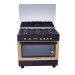 Premium Gas Cooker, 5 Burners, Black- PRM6090EB-GC-511-IDSF-P-EU-C