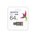 فلاش درايف USB ايه داتا UV131، سعة 64 جيجا - رمادى
