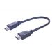 كابل HDMI إلى HDMI، طول 25 سم- اسود