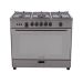 Fresh Free-standing Gas Stove, 5 Burners, Stainless Steel - FRCOFS1556
