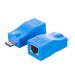 موسع HDMI لشبكة Cat5e-6 - ازرق