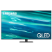 شاشة تلفزيون سامسونج سمارت 55 بوصة QLED بدقة 4K UHD مع ريسيفر داخلي - QA55Q80AAUXEG