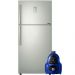 Samsung No-Frost Refrigerator, 516 Liters-RT50K6100S8, With  Vacuum Cleaner, 1800W- VCC4540S36