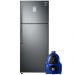 Samsung No-Frost Refrigerator, 441 Liters, Inverter Motor- RT6000K, With Vacuum Cleaner, Bagless, 1800W- VCC4540S36 