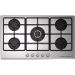 Ecomatic Gas Built-In Hob, 5 Burners, Stainless Steel- S9003BM