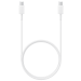 كابل USB-C سامسونج، 1 متر، ابيض - EP-DA705BWEG
