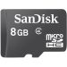 بطاقة ذاكرة سانديسك مايكرو SDHC فئة 4، 8 جيجا - SDSDQM-008G-B35