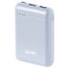 Sary Power Bank 10000mAh, 2 USB Ports, White - S100