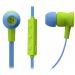 SBS Stereo In-ear Wired Earphones with Microphone, Green - TEPOPEARSETG