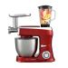 Black and White Stand Mixer, 1500 Watt - Red, 366c