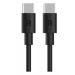 كابل USB-C راف باور، 2 متر، اسود - RP-CB1022 
